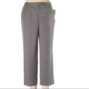 Evan Picone pearls grey dress pants